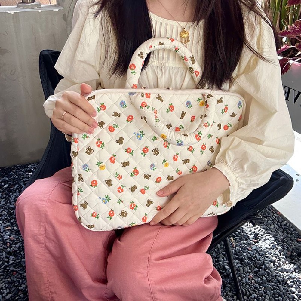 Laptop Accessories Women - Bolsa para Portátil con Diseño Floral