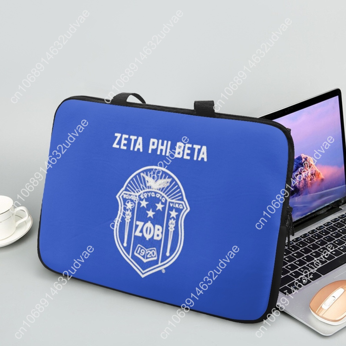Laptop Accessories Bag - Zeta Phi Beta Sorority-Bolso ligero con