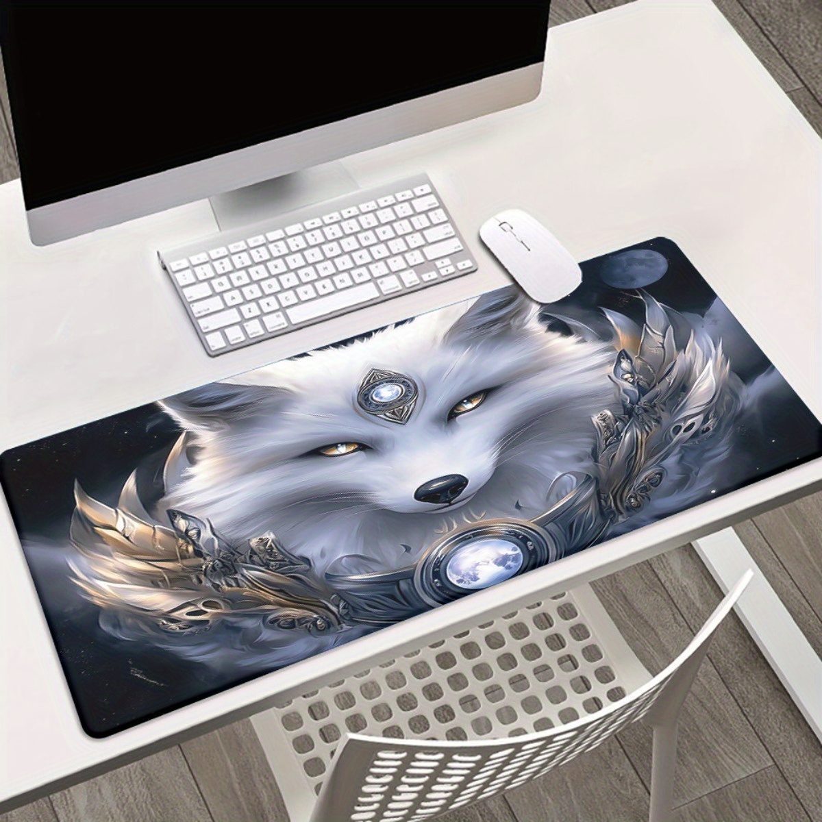 Laptop Accessories Officeworks - Alfombrilla de ratón Fox Jewel Iron