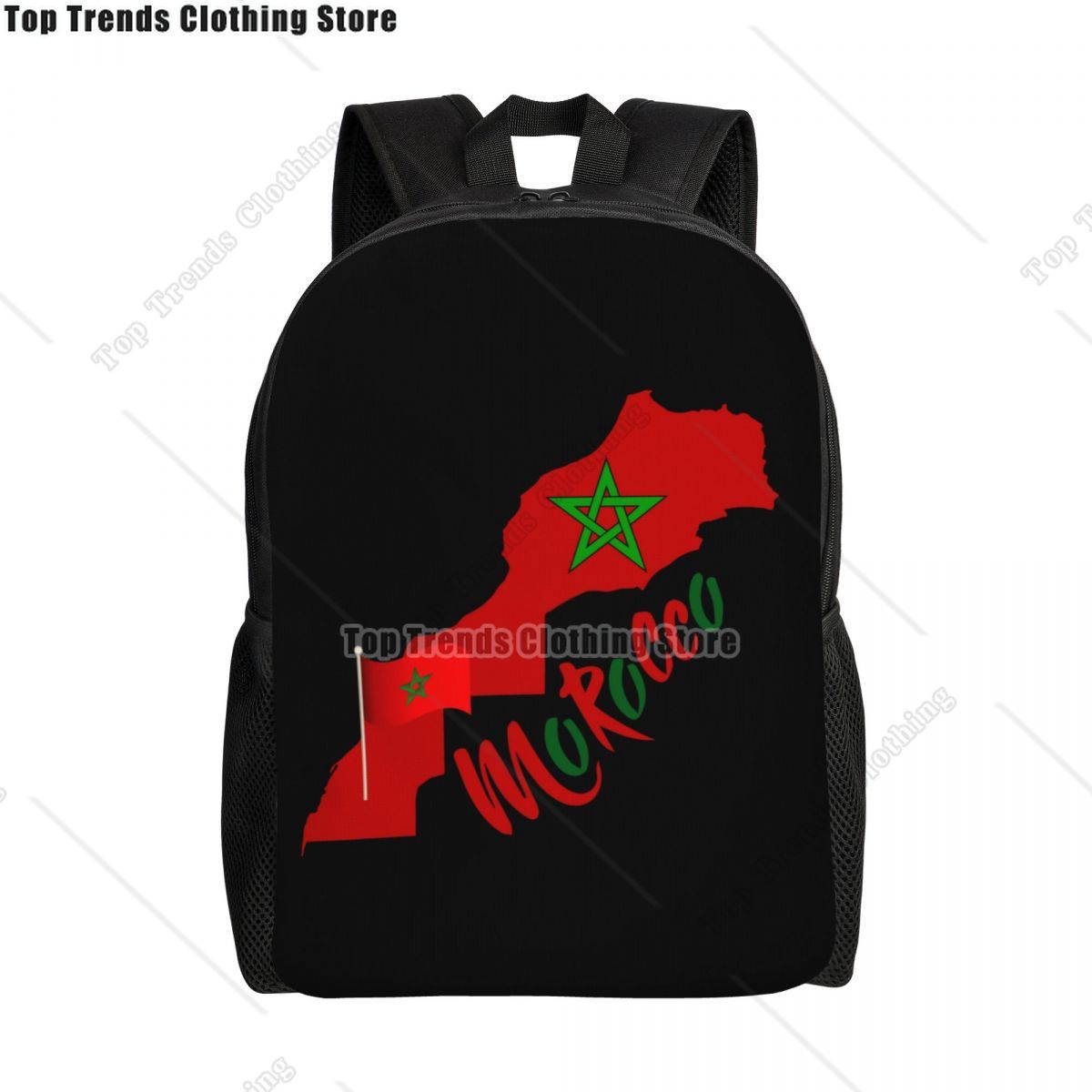 Laptop Accessories Women - Mochila de viaje con bandera de