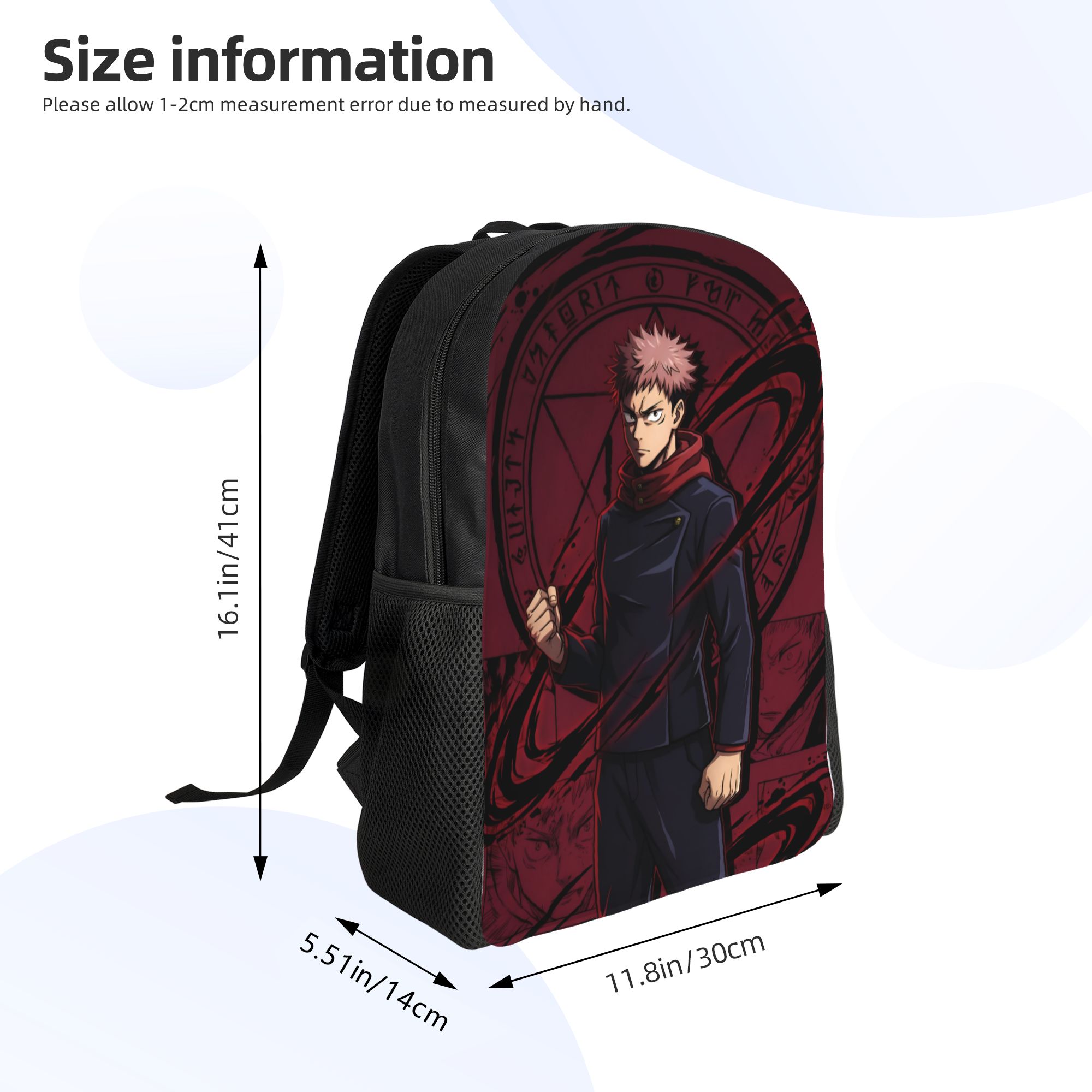 Mochila con estampado 3D de J- - Laptop Accessories Bag For Men reseña y precio