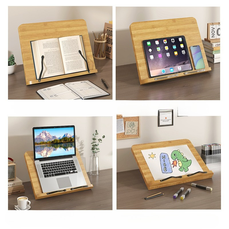 Soporte de Lectura de Madera,  - Laptop Accessories Distributor reseña y precio