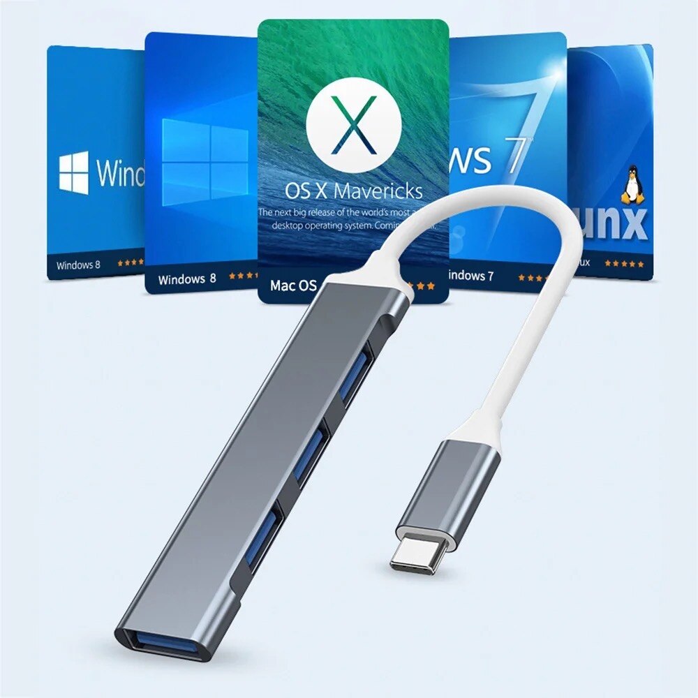 Hub USB 3.0 de 4 puertos, adap - Laptop Accessories Distributor reseña y precio
