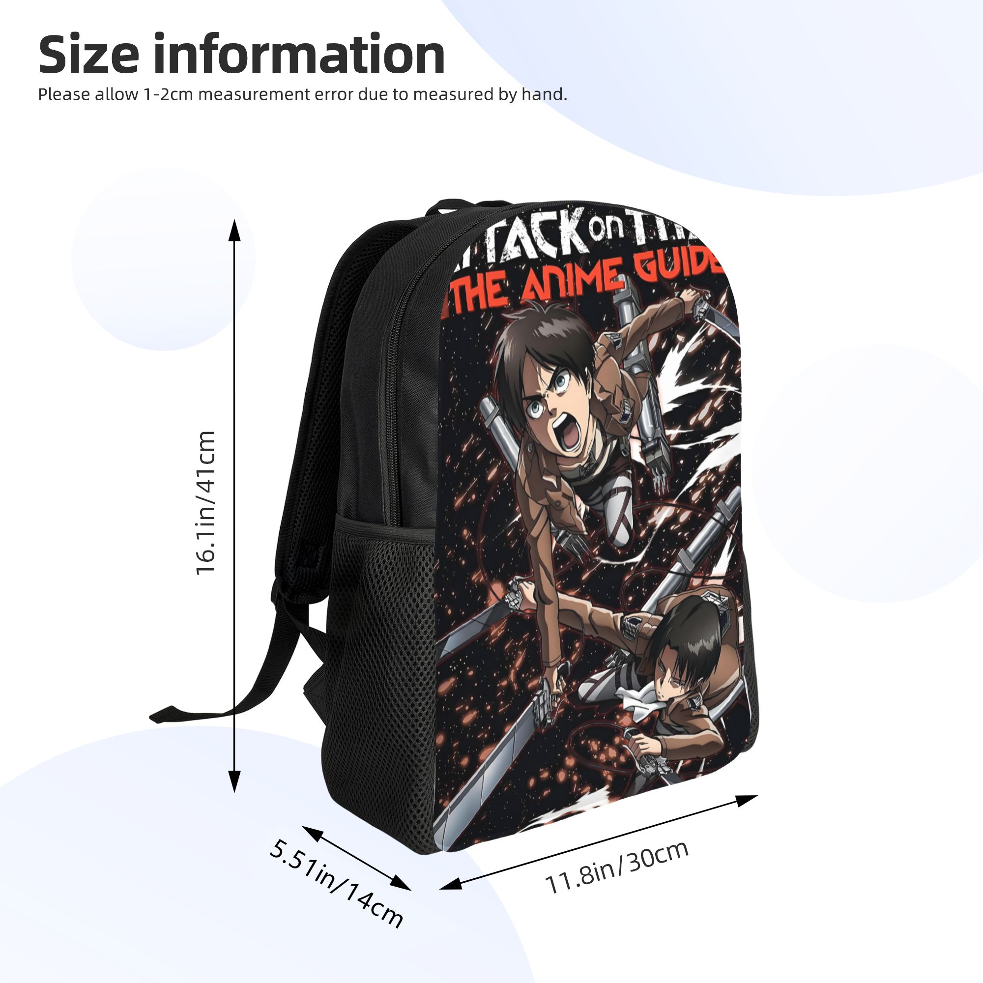 Mochila de viaje Attacks on Ti - Laptop Accessories Bag For Men reseña y precio