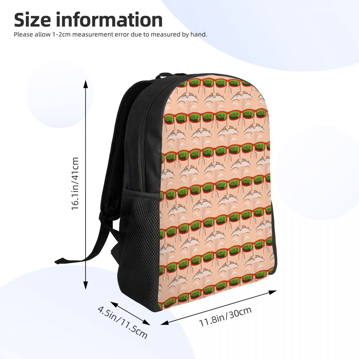 Mochila con estampado 3D de M- - Laptop Accessories Bag For Men reseña y precio