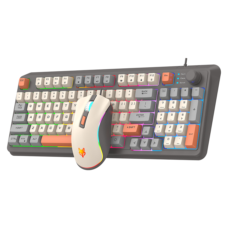 K820 USB juego con cable tecla - Laptop Accessories Women reseña y precio