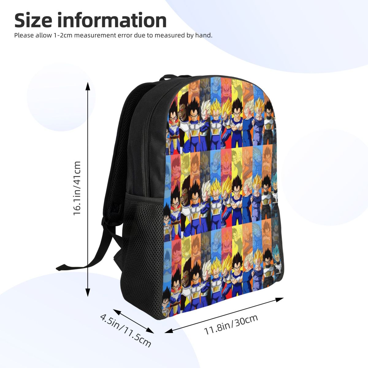 Mochilas con estampado 3D de V - Laptop Accessories Bag For Men reseña y precio