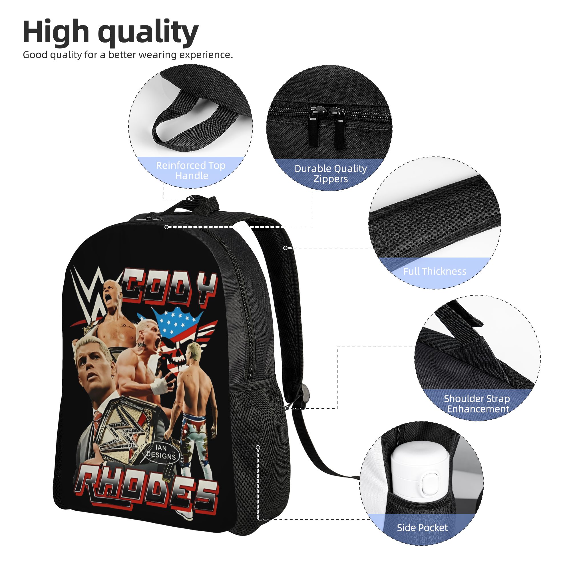 Mochila Cody Rhodes Vintage Co - Laptop Accessories Women reseña y precio