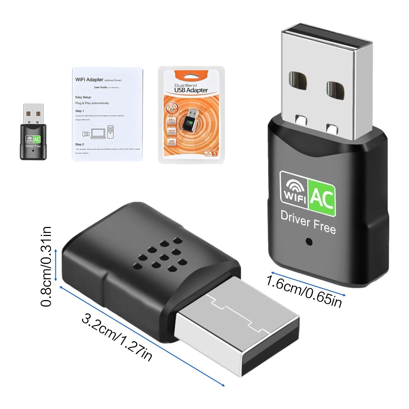 Adaptador WiFi USB AC600, mini - Laptop Accessories Distributor reseña y precio