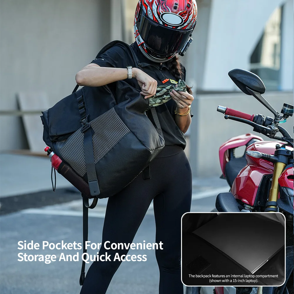 Mochila para Casco de Motocicl - Laptop Accessories Bag reseña y precio
